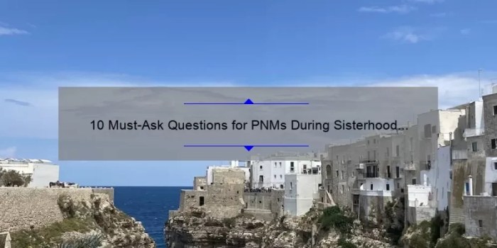 Sisterhood questions to ask pnms