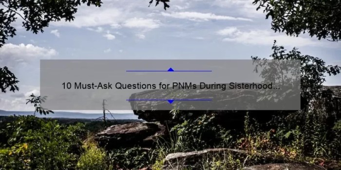 Sisterhood questions to ask pnms